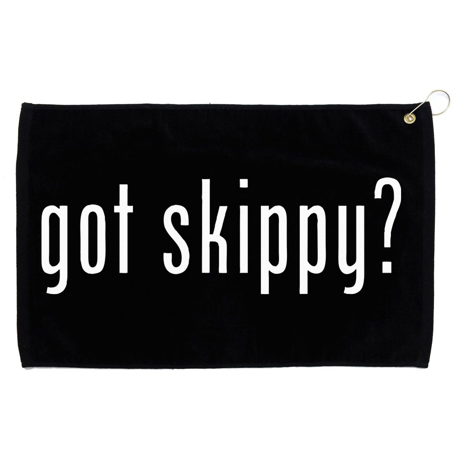 Got Skippy Grommeted Golf Towel