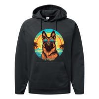 German Shepherd Performance Fleece Hoodie