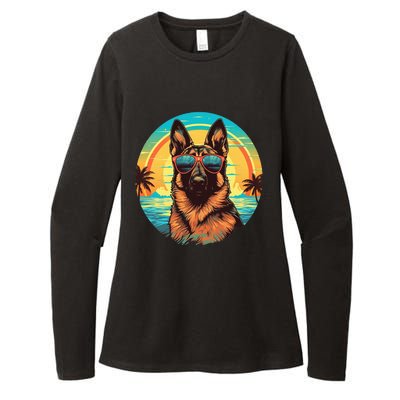 German Shepherd Womens CVC Long Sleeve Shirt