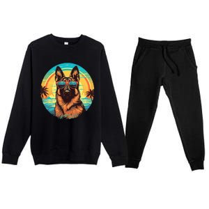 German Shepherd Premium Crewneck Sweatsuit Set