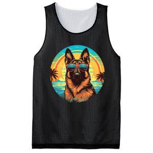 German Shepherd Mesh Reversible Basketball Jersey Tank