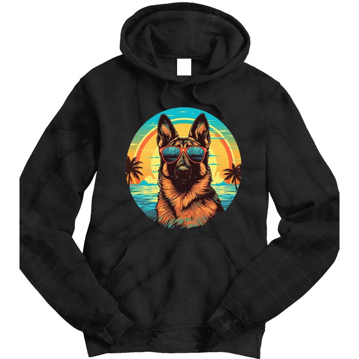 German Shepherd Tie Dye Hoodie