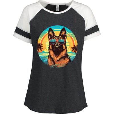 German Shepherd Enza Ladies Jersey Colorblock Tee