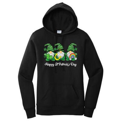 Green Sweater Gnome St. Patrick's Day Irish Gnome Women's Pullover Hoodie