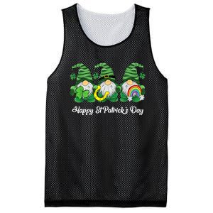 Green Sweater Gnome St. Patrick's Day Irish Gnome Mesh Reversible Basketball Jersey Tank