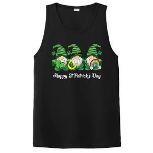 Green Sweater Gnome St. Patrick's Day Irish Gnome PosiCharge Competitor Tank