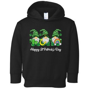 Green Sweater Gnome St. Patrick's Day Irish Gnome Toddler Hoodie