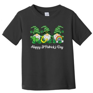 Green Sweater Gnome St. Patrick's Day Irish Gnome Toddler T-Shirt