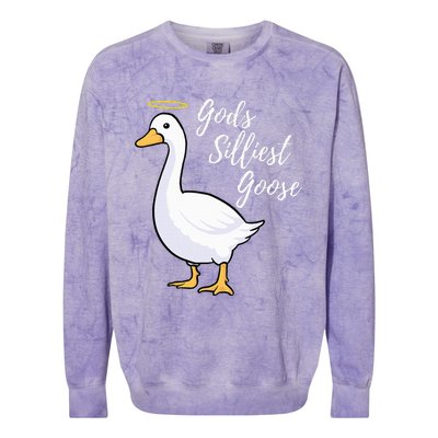 Gods Silliest Goose Colorblast Crewneck Sweatshirt