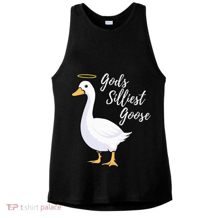 Gods Silliest Goose Ladies PosiCharge Tri-Blend Wicking Tank