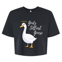 Gods Silliest Goose Bella+Canvas Jersey Crop Tee