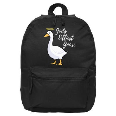 Gods Silliest Goose 16 in Basic Backpack