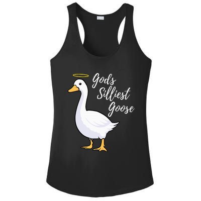 Gods Silliest Goose Ladies PosiCharge Competitor Racerback Tank