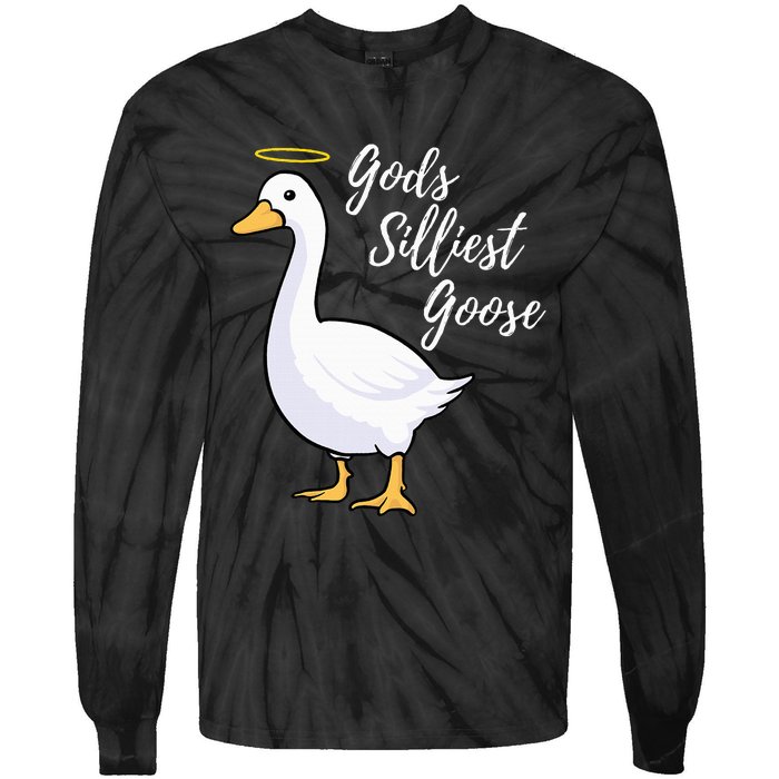 Gods Silliest Goose Tie-Dye Long Sleeve Shirt