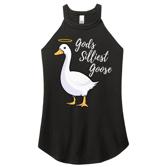 Gods Silliest Goose Women's Perfect Tri Rocker Tank
