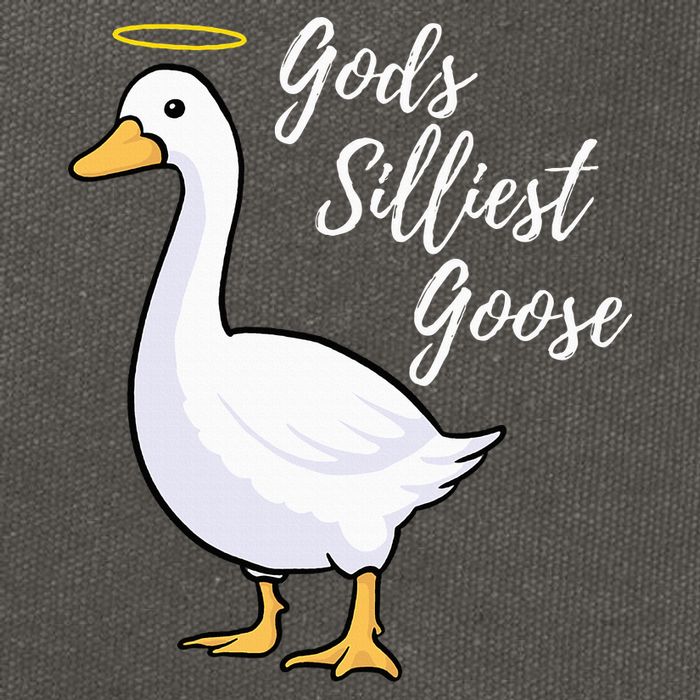 Gods Silliest Goose Cotton Canvas Backpack
