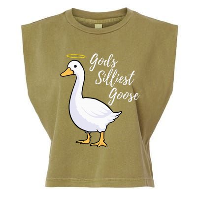 Gods Silliest Goose Garment-Dyed Women's Muscle Tee