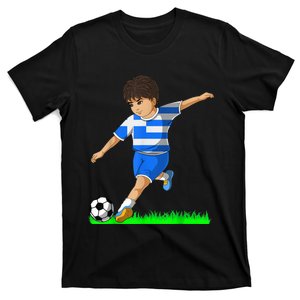 Greek Soccer  Greece Flag Jersey Football Fans T-Shirt