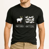 Goat S Goat Lovers Farm Apparel Meme Pun Funny Goat Cooling Performance Crew T-Shirt