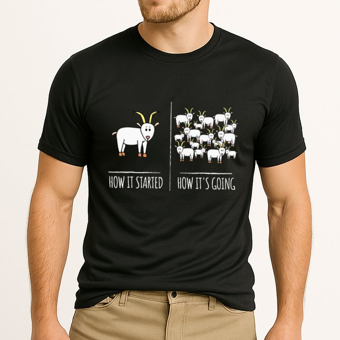 Goat S Goat Lovers Farm Apparel Meme Pun Funny Goat Cooling Performance Crew T-Shirt