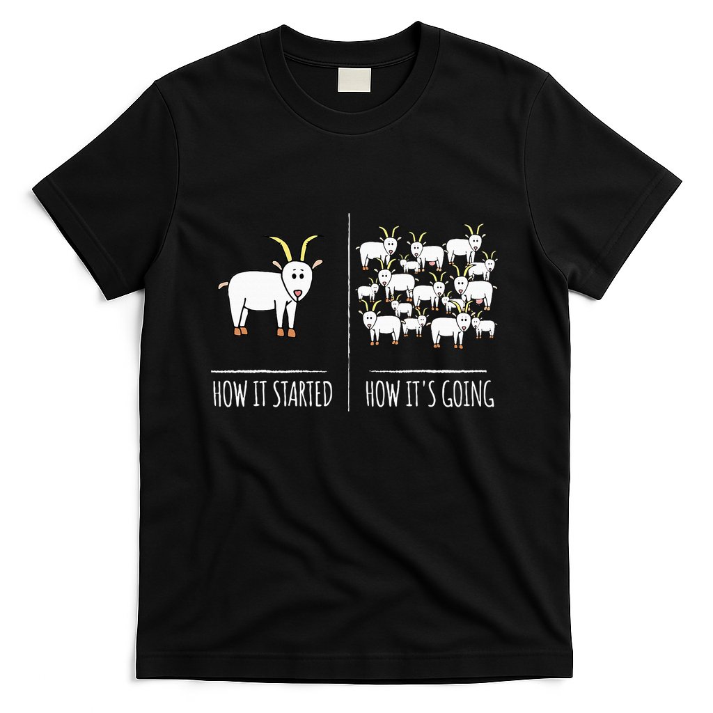 Goat S Goat Lovers Farm Apparel Meme Pun Funny Goat T-Shirt