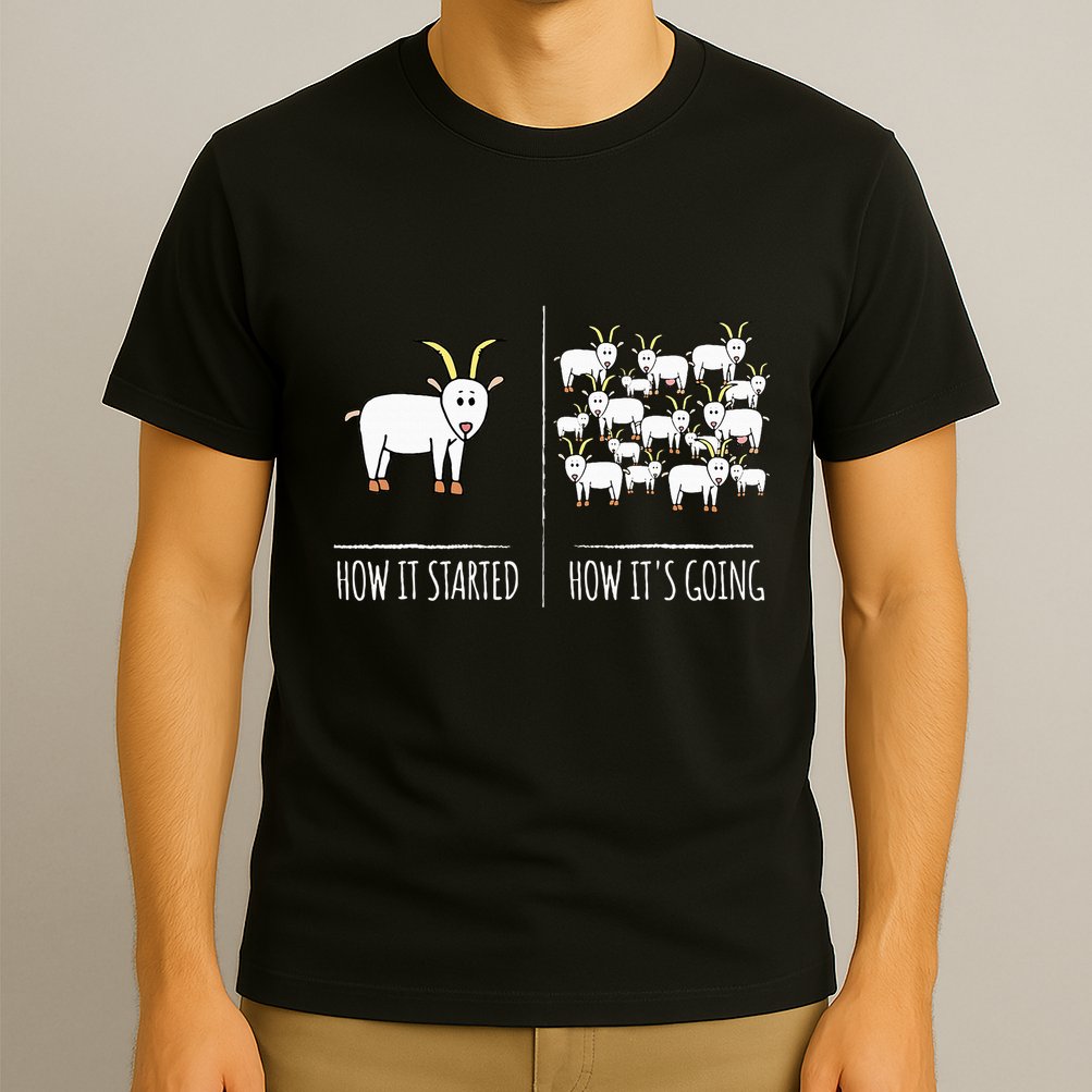 Goat S Goat Lovers Farm Apparel Meme Pun Funny Goat T-Shirt