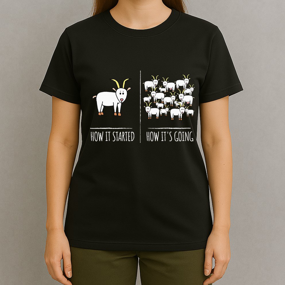 Goat S Goat Lovers Farm Apparel Meme Pun Funny Goat T-Shirt