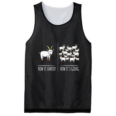 Goat S Goat Lovers Farm Apparel Meme Pun Funny Goat Mesh Reversible Basketball Jersey Tank