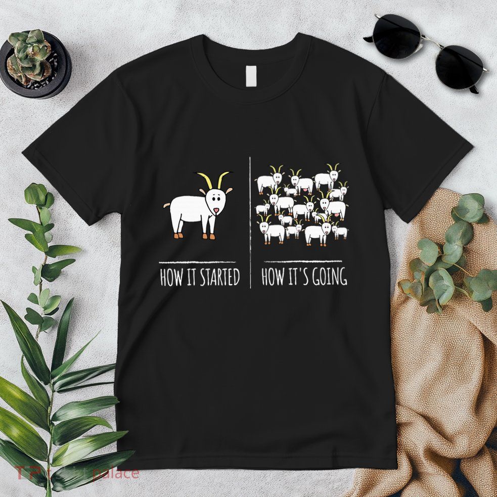 Goat S Goat Lovers Farm Apparel Meme Pun Funny Goat Premium T-Shirt