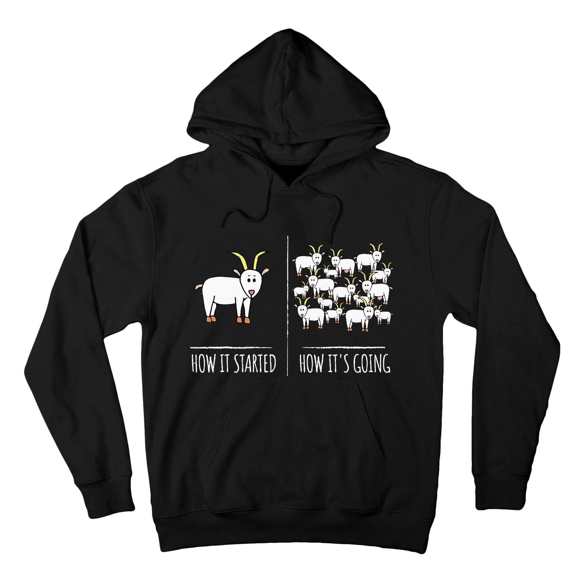 Goat S Goat Lovers Farm Apparel Meme Pun Funny Goat Tall Hoodie