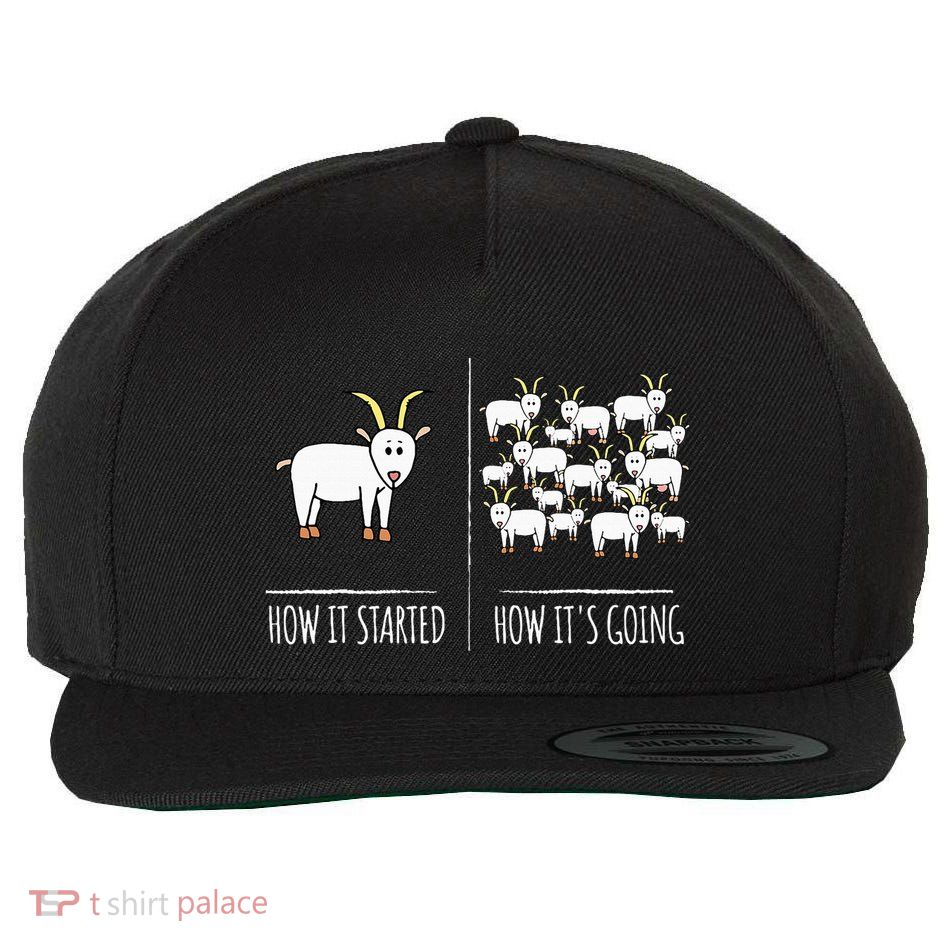 Goat S Goat Lovers Farm Apparel Meme Pun Funny Goat Wool Snapback Cap