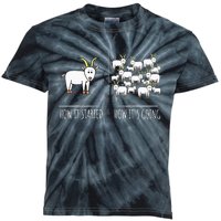 Goat S Goat Lovers Farm Apparel Meme Pun Funny Goat Kids Tie-Dye T-Shirt