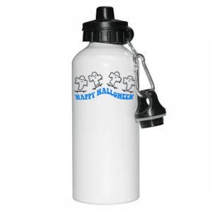 Ghost Skateboard Happy Halloween Lazy Costume Skateboarding Gift Aluminum Water Bottle