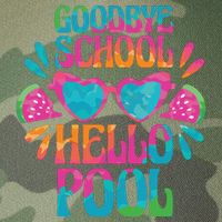 Goodbye School Hello Pool Summer Legacy Tie Dye Trucker Hat