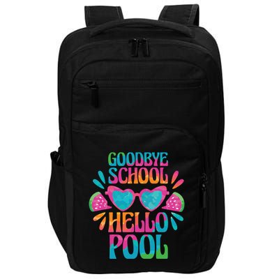 Goodbye School Hello Pool Summer Impact Tech Backpack