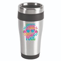 Goodbye School Hello Pool Summer 16oz Travel Tumbler