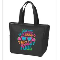 Goodbye School Hello Pool Summer Zip Tote Bag