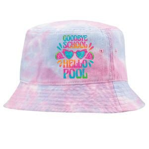 Goodbye School Hello Pool Summer Tie-Dyed Bucket Hat