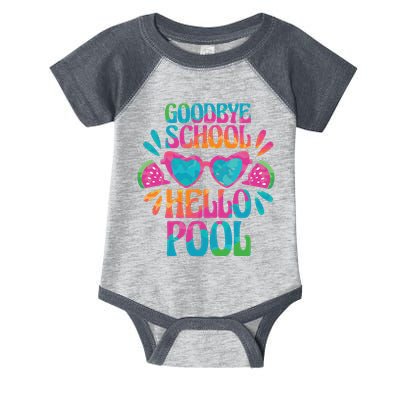 Goodbye School Hello Pool Summer Infant Baby Jersey Bodysuit
