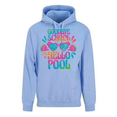 Goodbye School Hello Pool Summer Unisex Surf Hoodie