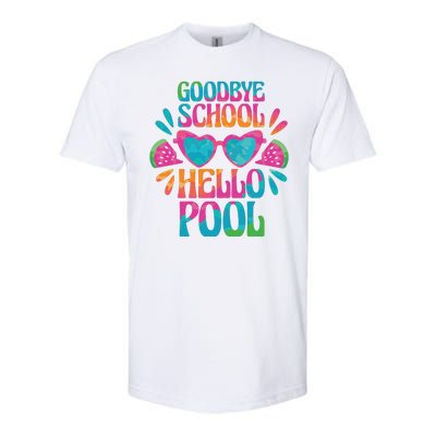 Goodbye School Hello Pool Summer Softstyle® CVC T-Shirt