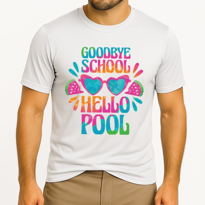 Goodbye School Hello Pool Summer Performance Shirt