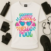 Goodbye School Hello Pool Summer Performance Shirt
