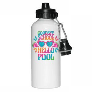 Goodbye School Hello Pool Summer Aluminum Water Bottle