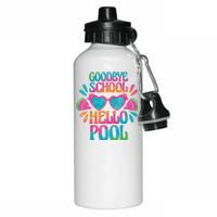 Goodbye School Hello Pool Summer Aluminum Water Bottle