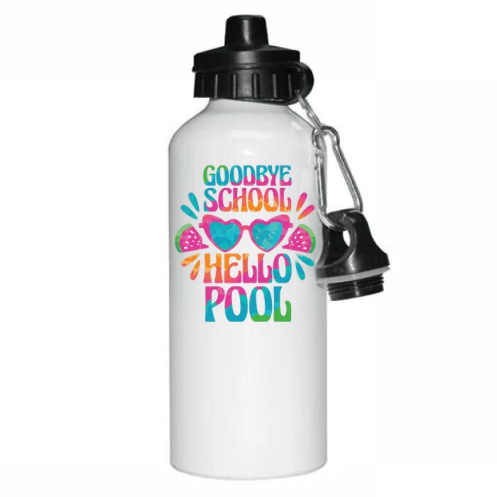 Goodbye School Hello Pool Summer Aluminum Water Bottle