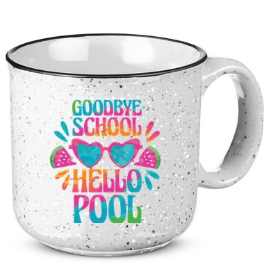 Goodbye School Hello Pool Summer 15oz Campfire Ceramic Mug