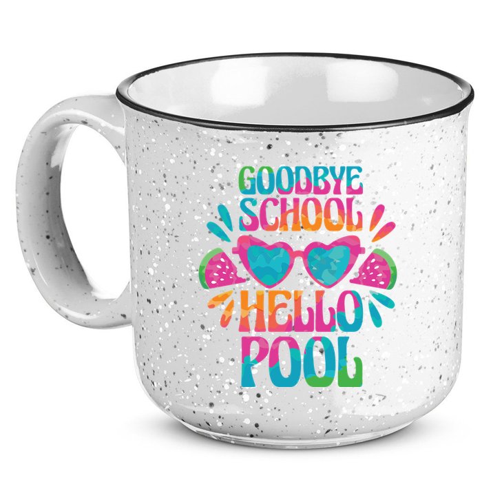 Goodbye School Hello Pool Summer 15oz Campfire Ceramic Mug