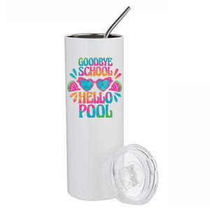 Goodbye School Hello Pool Summer Stainless Steel Tumbler