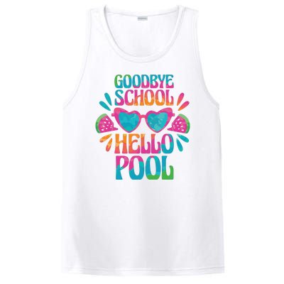 Goodbye School Hello Pool Summer PosiCharge Competitor Tank